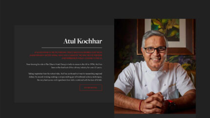 Award-winning web development agency for celebrity chef hospitality brands.