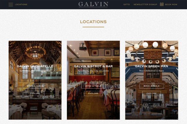 Bespoke website design and SEO agency for Michelin-star and multi-venue restaurant groups.