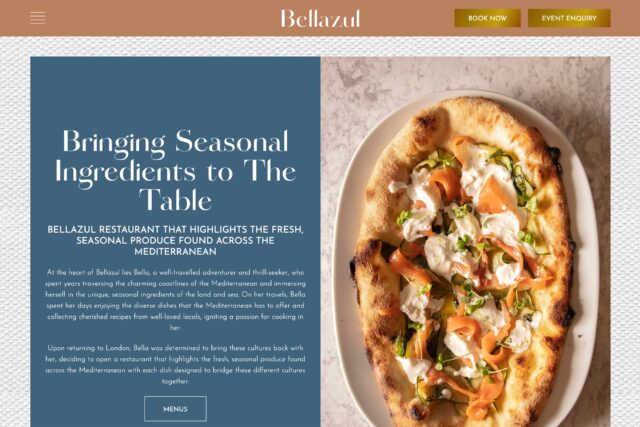 Expert website development company for Marylebone-based hospitality groups.