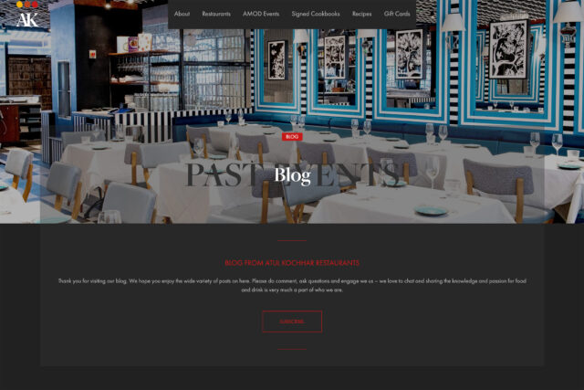 High-performance website design for luxury London restaurants and Michelin chefs.