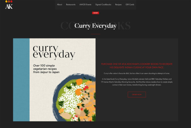 Premium website designer for Michelin-starred dining venues in London.