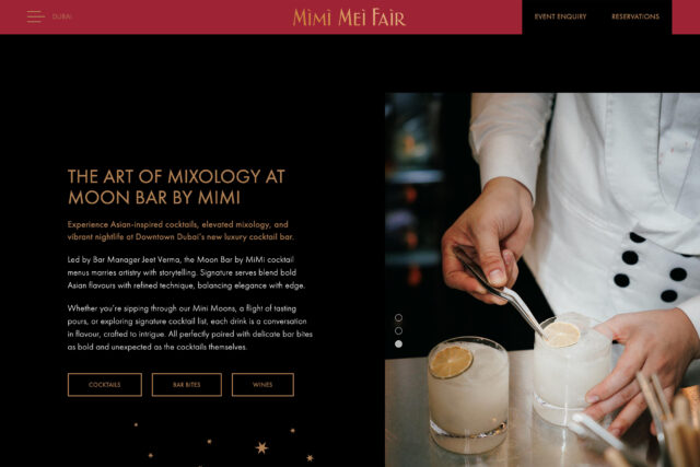 Professional website developer for high-end restaurants in Downtown Dubai.