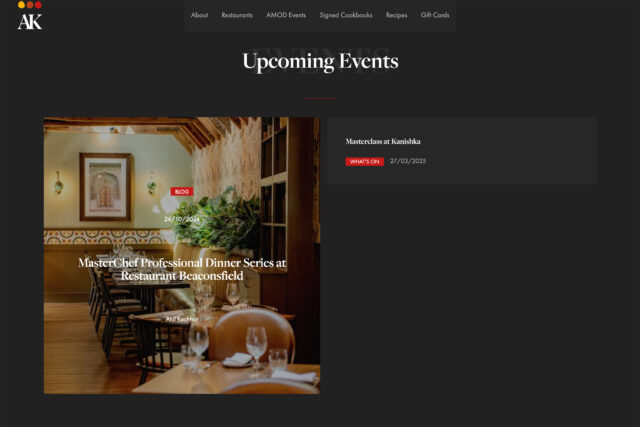 SEO and website design specialists for Michelin-starred hospitality in London.