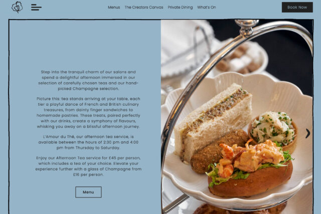 Expert website development company for Chelsea-based restaurant groups and bars.