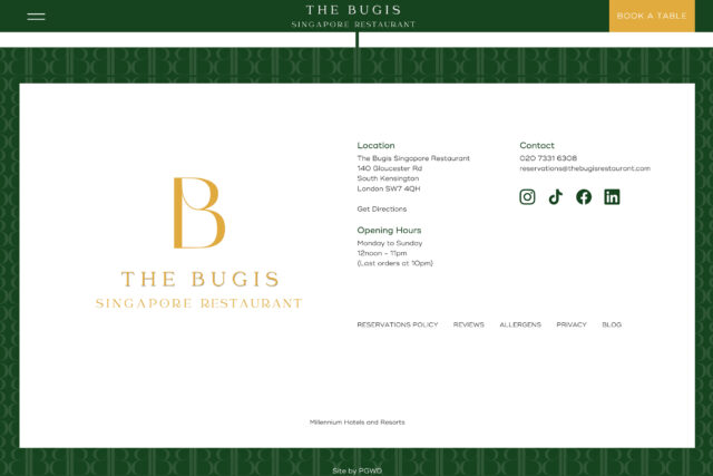 Strategic SEO and website design for restaurant venues in West London.