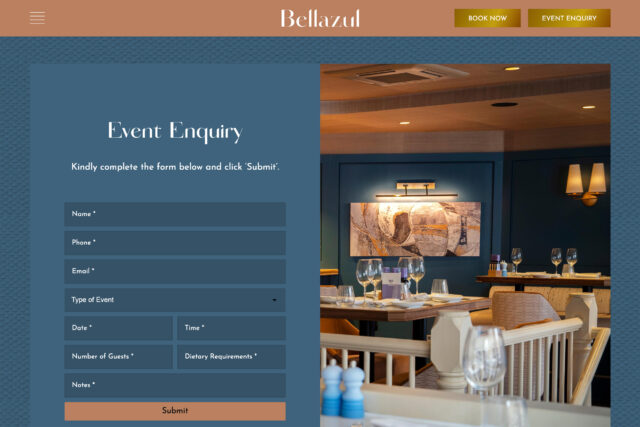 Strategic web design and SEO agency for new restaurant openings in Marylebone.