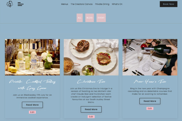 Strategic web development and SEO expertise for Mayfair’s luxury restaurant scene.