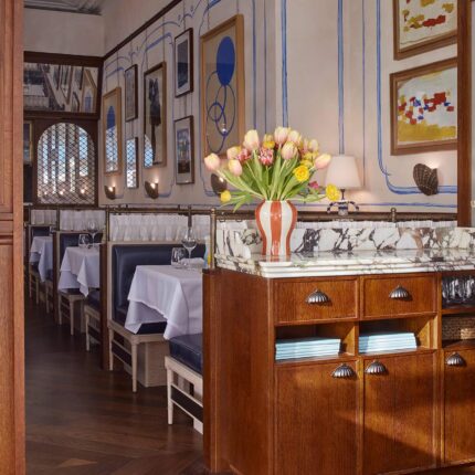 A custom website design developed for a premium restaurant in Mayfair and Chelsea.