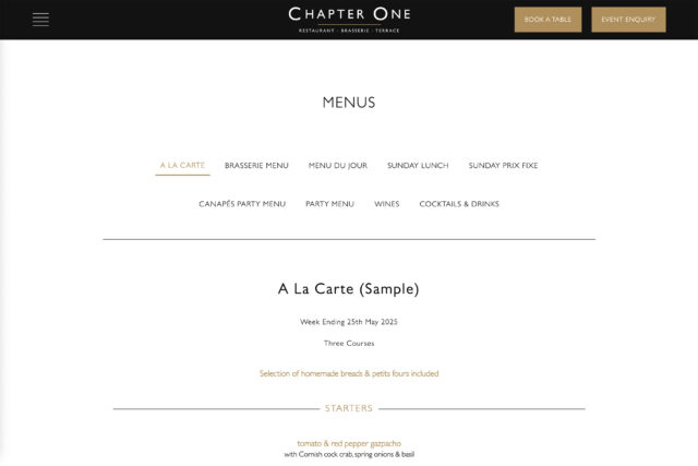 Creative website agency in Kent building high-conversion sites for restaurants and bars.