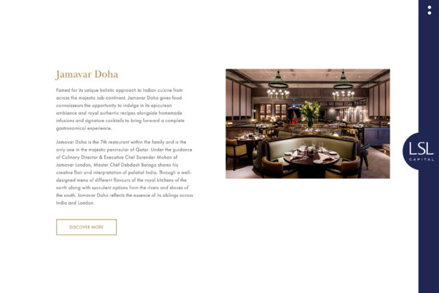 Full-service digital agency specialising in website design for London restaurant groups.