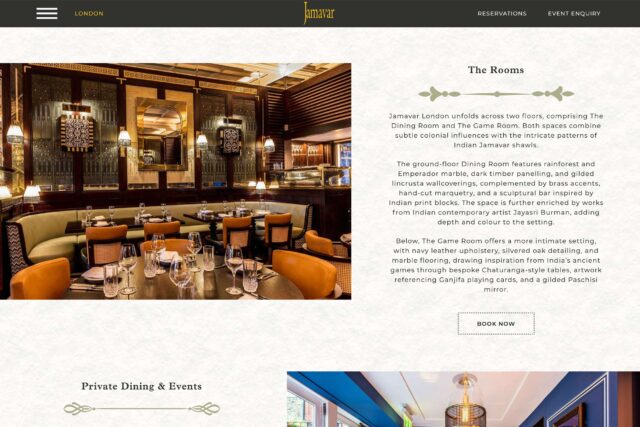 Website design agency in London and Dubai for restaurants seo expert company web consultants
