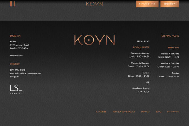 Top-tier website design agency for Japanese restaurant brands in London.