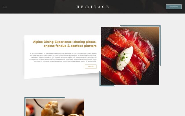 London digital agency: restaurant website design and SEO for Soho venues.