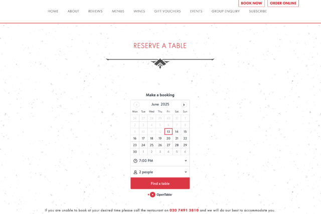 Web design company for Spanish tapas bar restaurants website seo experts specialists agency in London and digital marketing services.