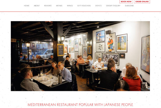 Web design company for Spanish tapas bar restaurants website seo experts specialists agency in London and digital marketing services.