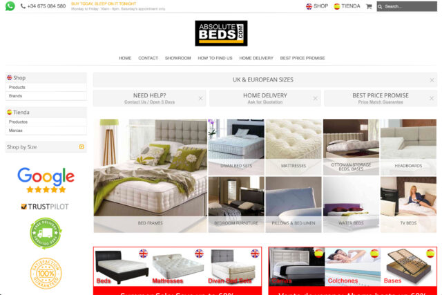 Website design agency Marbella Spain for restaurants SEO developers company in English, web designer and digital marketing ecommerce services