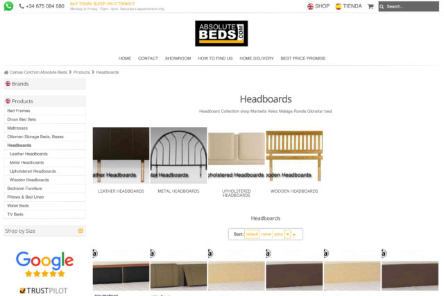 Website design agency Marbella Spain for restaurants SEO developers company in English, web designer and digital marketing ecommerce services