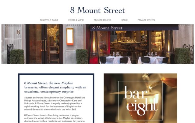 Website design agency seo experts specialists company Mayfair London Chelsea, restaurant web developers with digital marketing services.