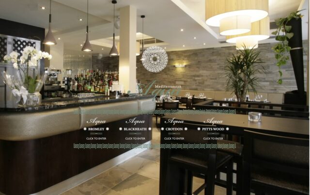 Website design branding multi venue restaurant London Bromley Blackheath digital marketing, a web agency seo expert specialists services.