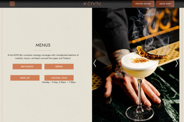 Website Design company for restaurants, bars, hotels in Mayfair web designers an SEP expert specialist agency with developers in London.
