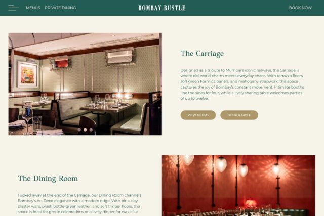 Award-winning website design for Indian restaurants: online ordering experts.