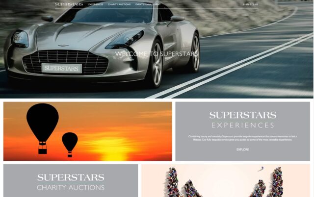 High-end luxury hospitality website design by PGWD agency London.