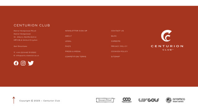 Revenue-boosting website design for golf club event venues by PGWD.