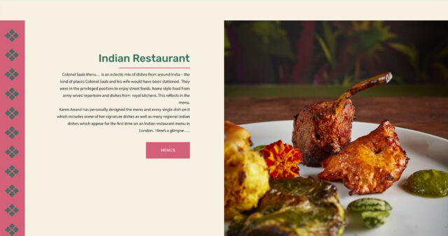 Website design company seo experts specialists agency for bar restaurant in Covent Garden West End London and digital marketing services.