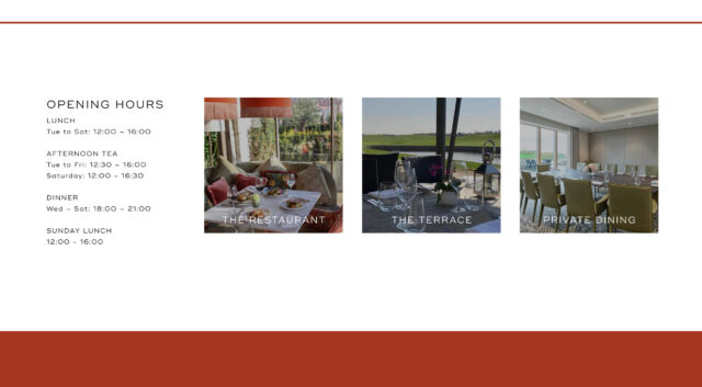 Website design company seo agency for golf country members club hotel restaurant in London and digital marketing services.