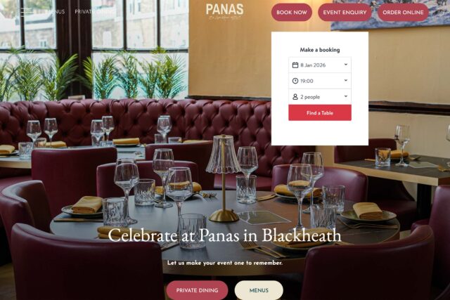 Expert website design and SEO agency for restaurants in Blackheath and Greenwich.