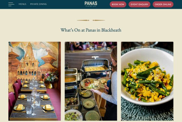 Restaurant pub bar website design seo agency experts specialists company in Blackheath Greenwich, London a web designer agency with digital marketing services.