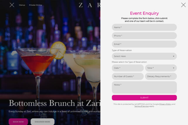 Custom website design for Crawley restaurants: digital agency and SEO experts.