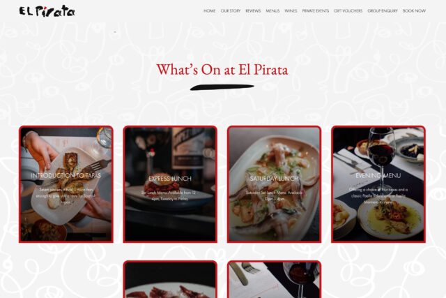Specialist web design agency driving digital success for London tapas bars.